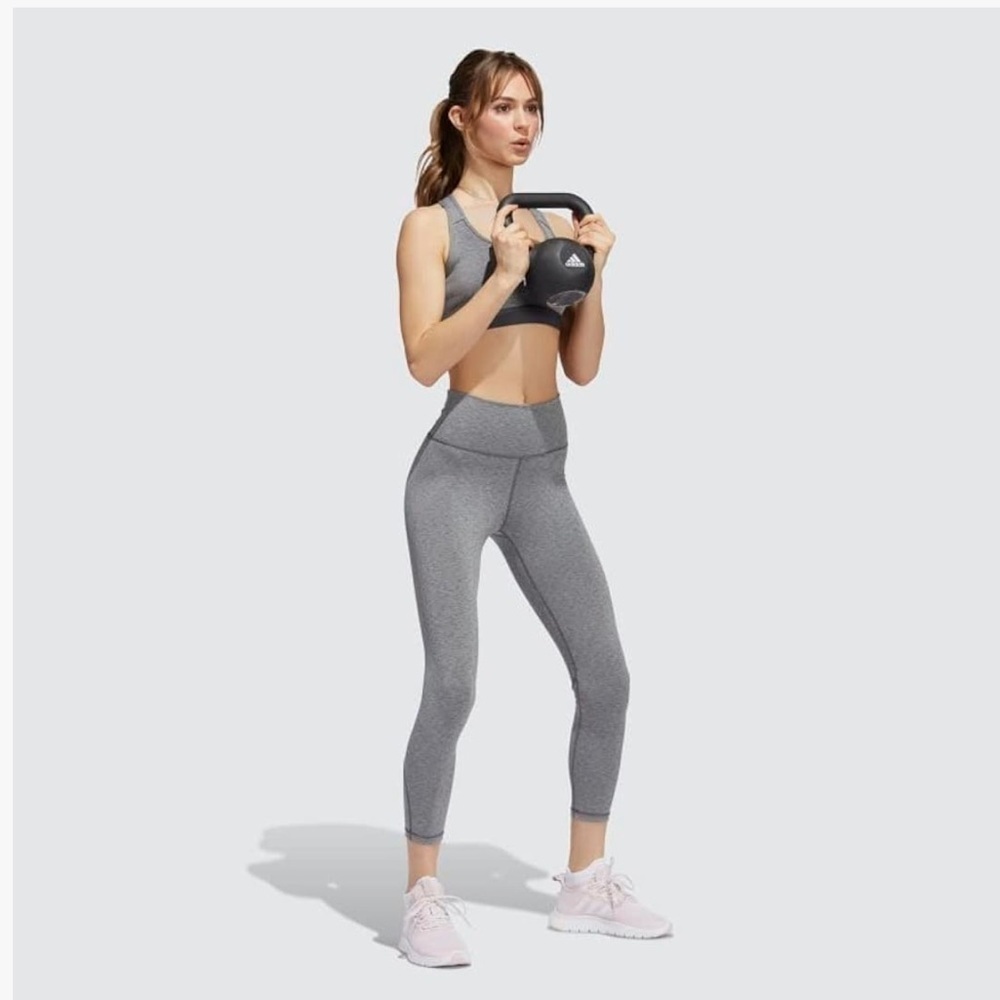 ADIDAS TIGHT FIT HIGH RISE YOGA TRAINING ATHLETIC 7/8 LEGGINGS PANTS SIZE 1X - Picture 2 of 8